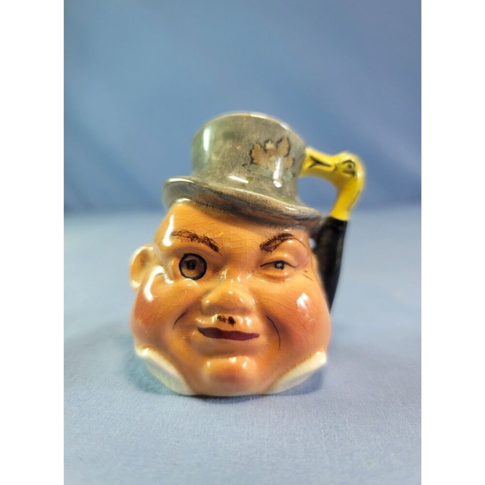 Toby Mug Character Face Burlington Ware Vintage Creamer Made in England Jar
